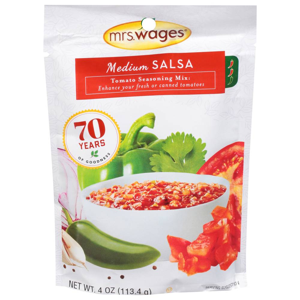 Mrs. Wages Create Salsa Medium Tomato Mix (4 oz)