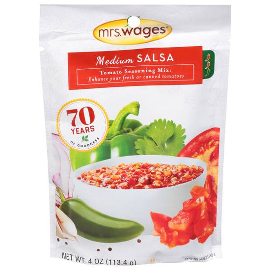 Mrs. Wages Create Salsa Medium Tomato Mix (4 oz)