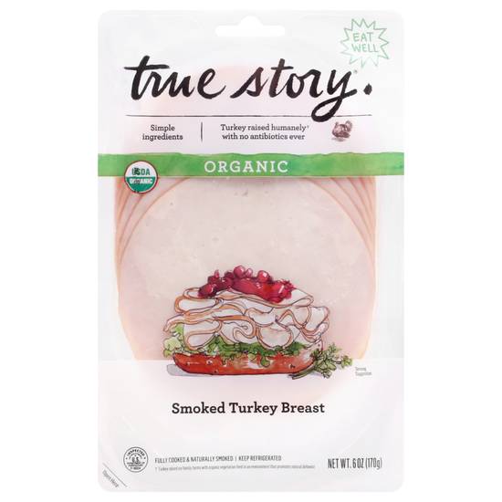 True Story Organic Smoked Turkey Breast