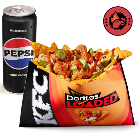 Loaded Doritos Extra Spicy & Napój