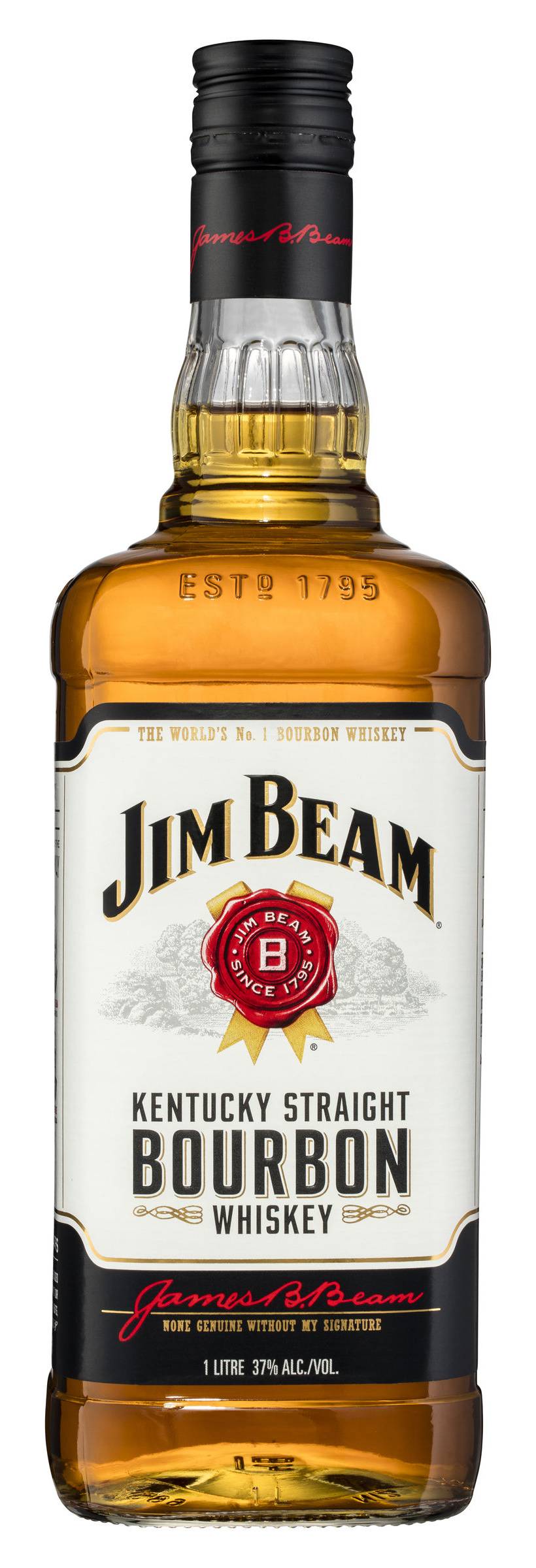 Jim Beam White Bourbon 1 Litre ea
