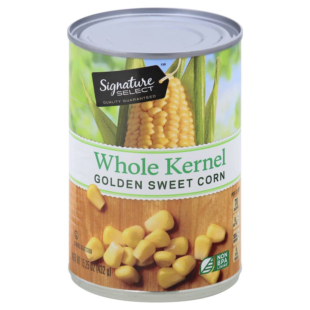 Signature Select Whole Kernel Golden Sweet Corn (15.3 oz)