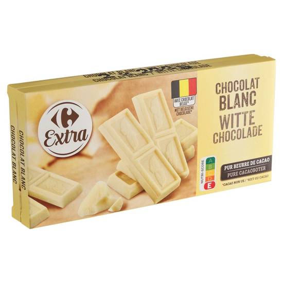 Carrefour Extra Witte Chocolade 2 x 200 g