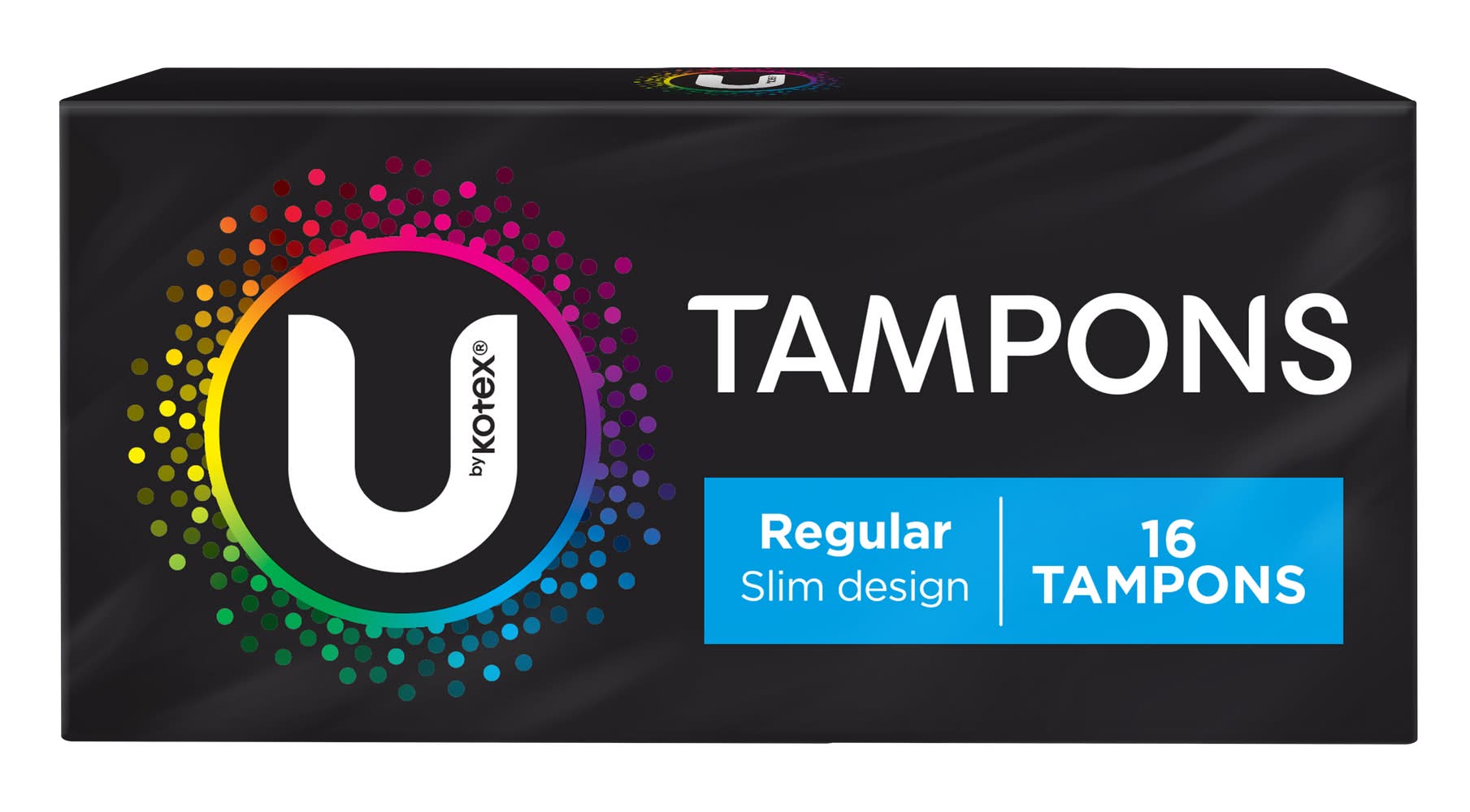 U by Kotex Regular Slim Design Tampons, Women (16 pack)