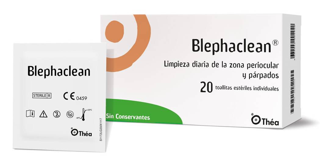 Blephaclean Toallitas de Limpieza Palpebral 20 Unidades