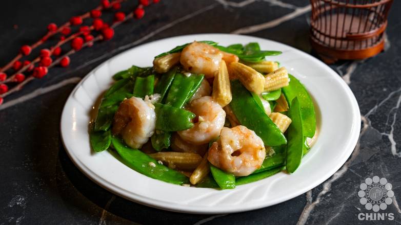 Shrimp & Snow Peas (Gluten Free)