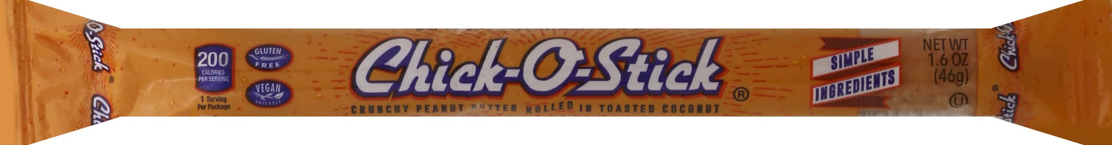 Chick-O-Stick Crunchy Peanut Butter Rolled in Toasted Coconut (1.6 oz)