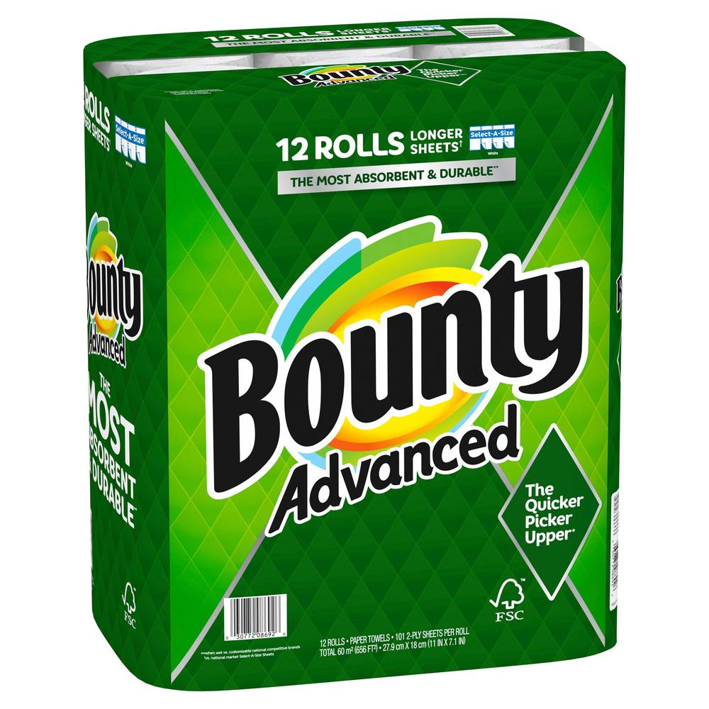 Bounty Advanced Paper Towels (12 ct)