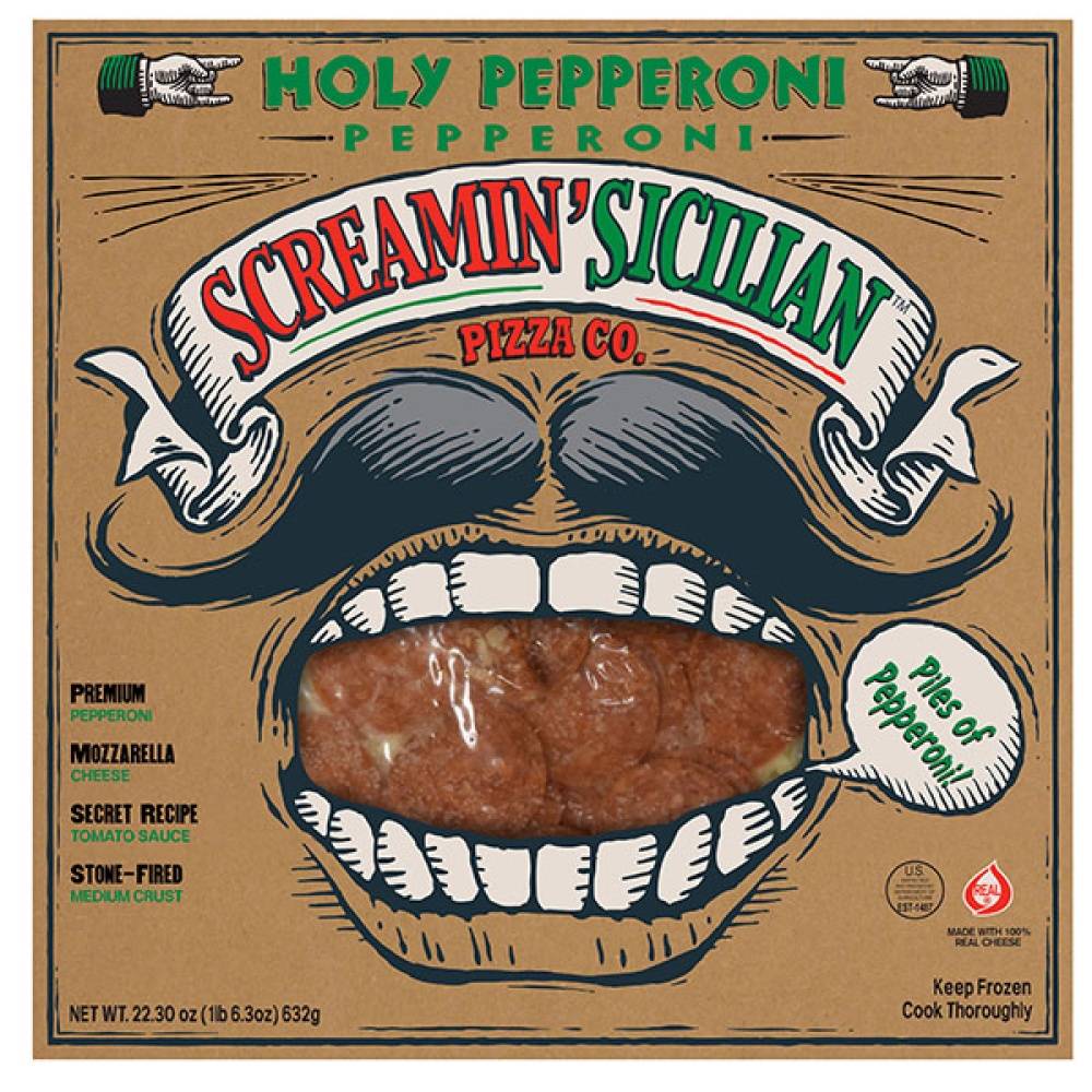 Screamin' Sicilian Pizza Co. Holy Pepperoni Frozen Pizza (22.3 oz)