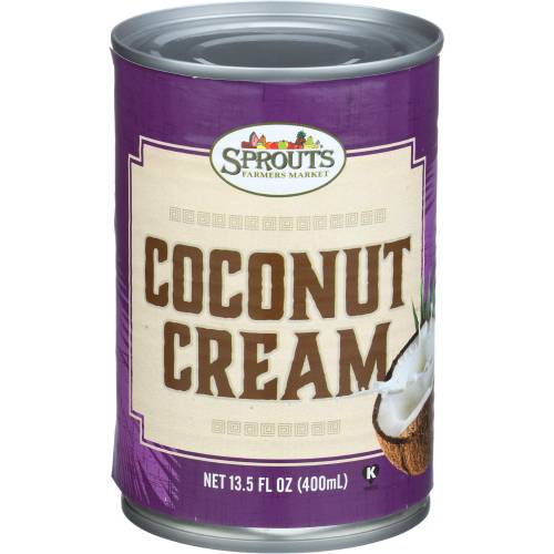 Sprouts Coconut Cream
