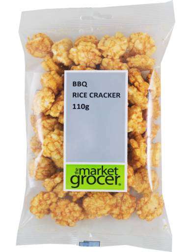 The Market Grocer Bbq Rice Crackers (110g)