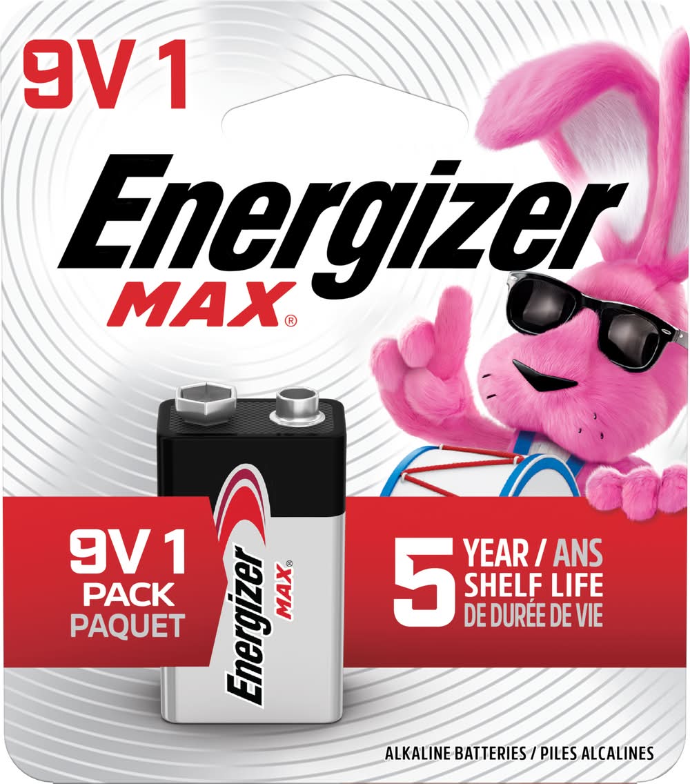 Energizer Max 9v Batteries
