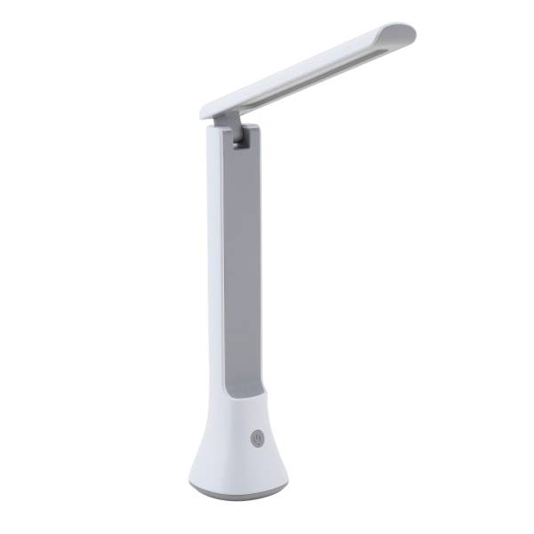 Realspace 2-in-1 Torch Portable Desk Lamp With Rechargeable Battery (10-3/4/White)