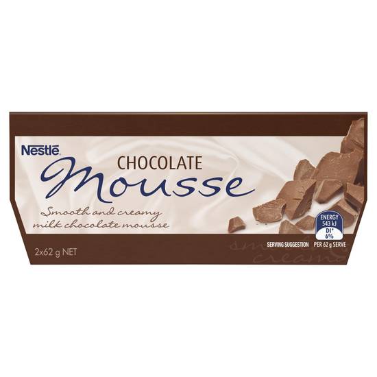 Nestle Chocolate Mousse (2 Pack) 124g