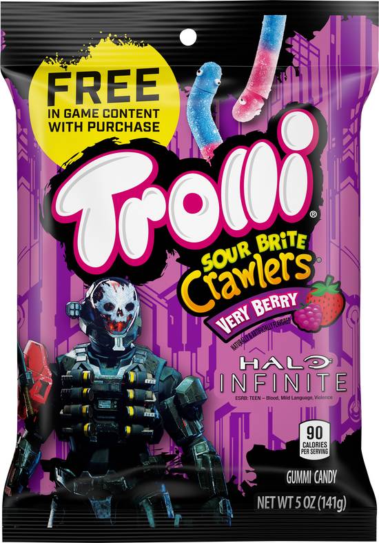 Trolli Very Berry Sour Brite Crawlers Candy