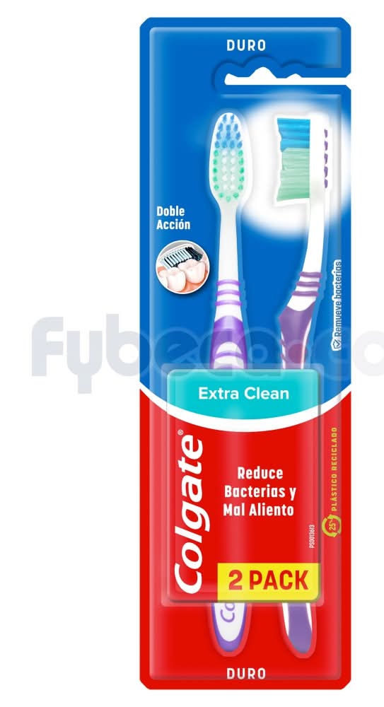Cepillos Colgate Extraclean Cerdas Duras 2X1