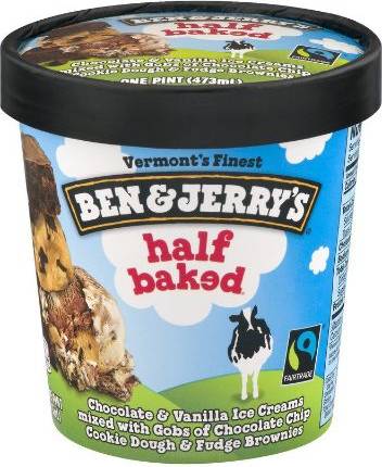 Ben & Jerry's Half Baked 16oz