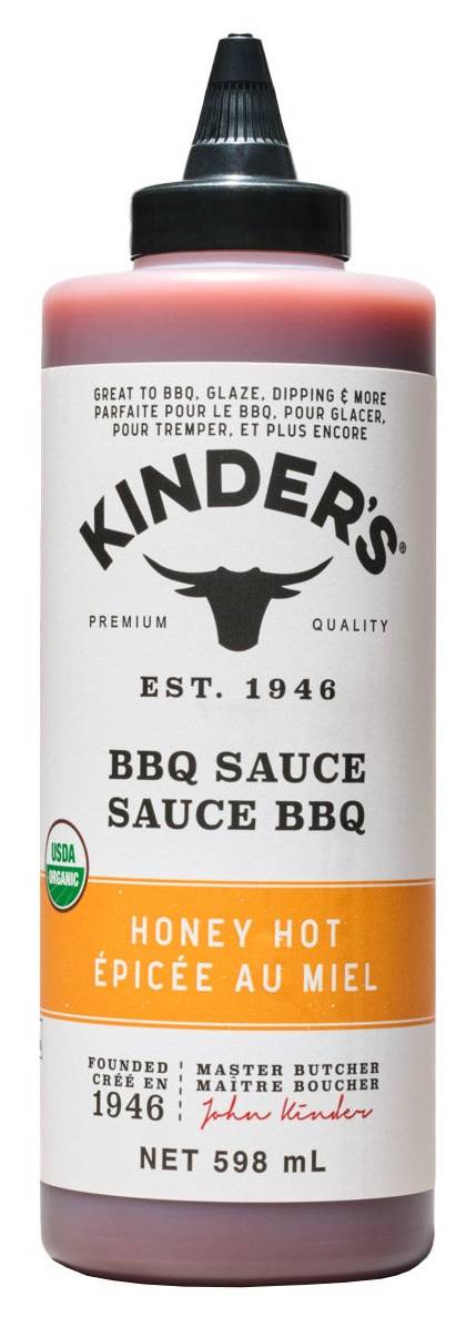 Kinder'S - Épicée Au Miel Sauce Bbq, 598 Ml / Kinder'S Honey Hot Bbq Sauce, 598 Ml