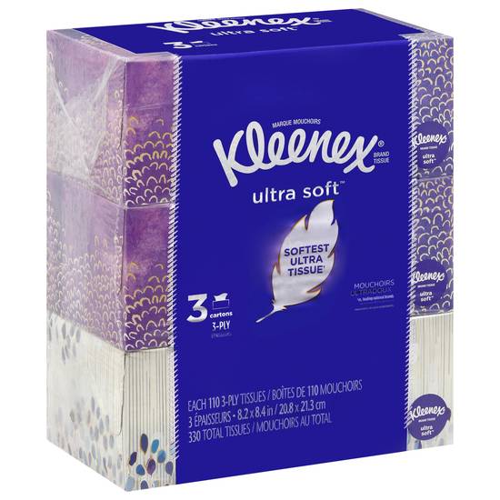 Kleenex Ultra Soft Tissues (3 ct)