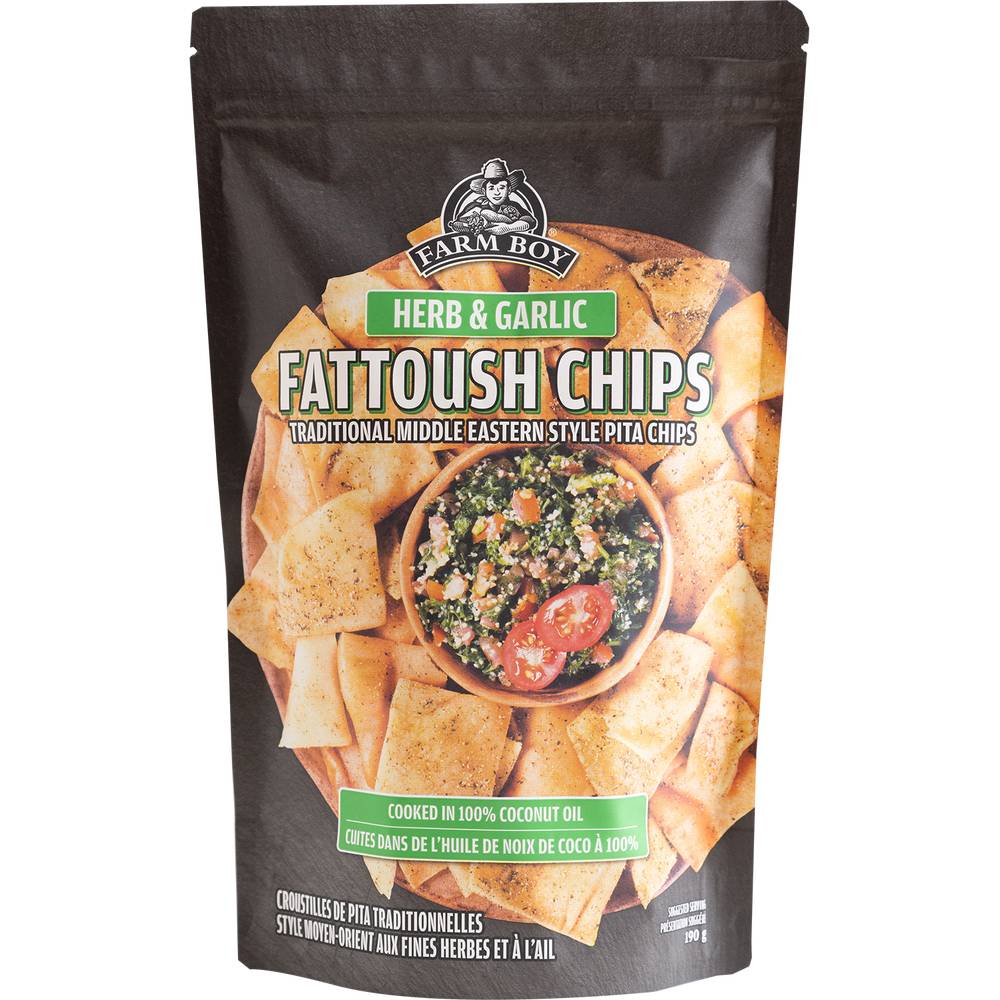 Farm Boy™ Herb & Garlic Fattoush Chips (190 g)