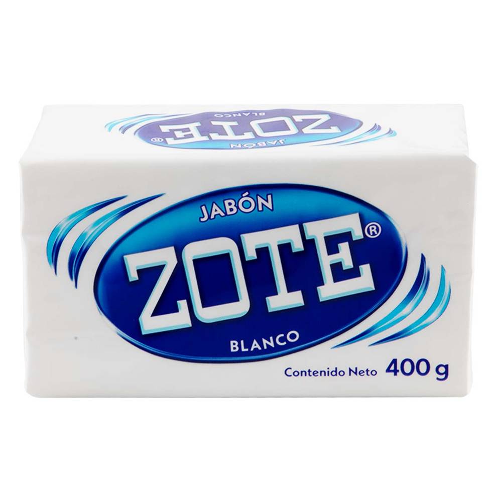 Zote · Jabón de lavandería en barra, blanco (400 g)