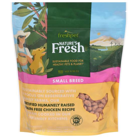 Freshpet Nature's Fresh Small Breed Chicken Recipe Dog Food Pouch