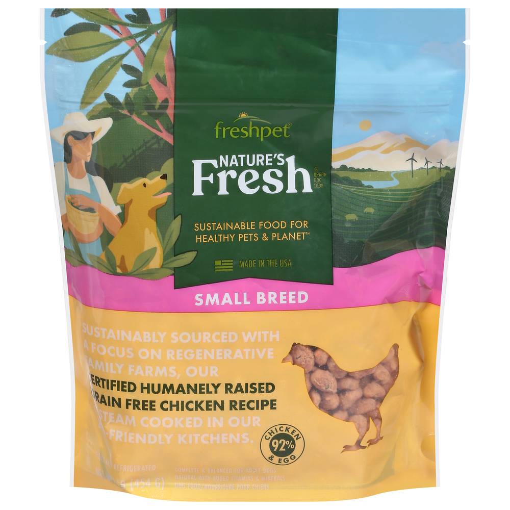 Freshpet Nature's Fresh Small Breed Chicken Recipe Dog Food (16 oz)