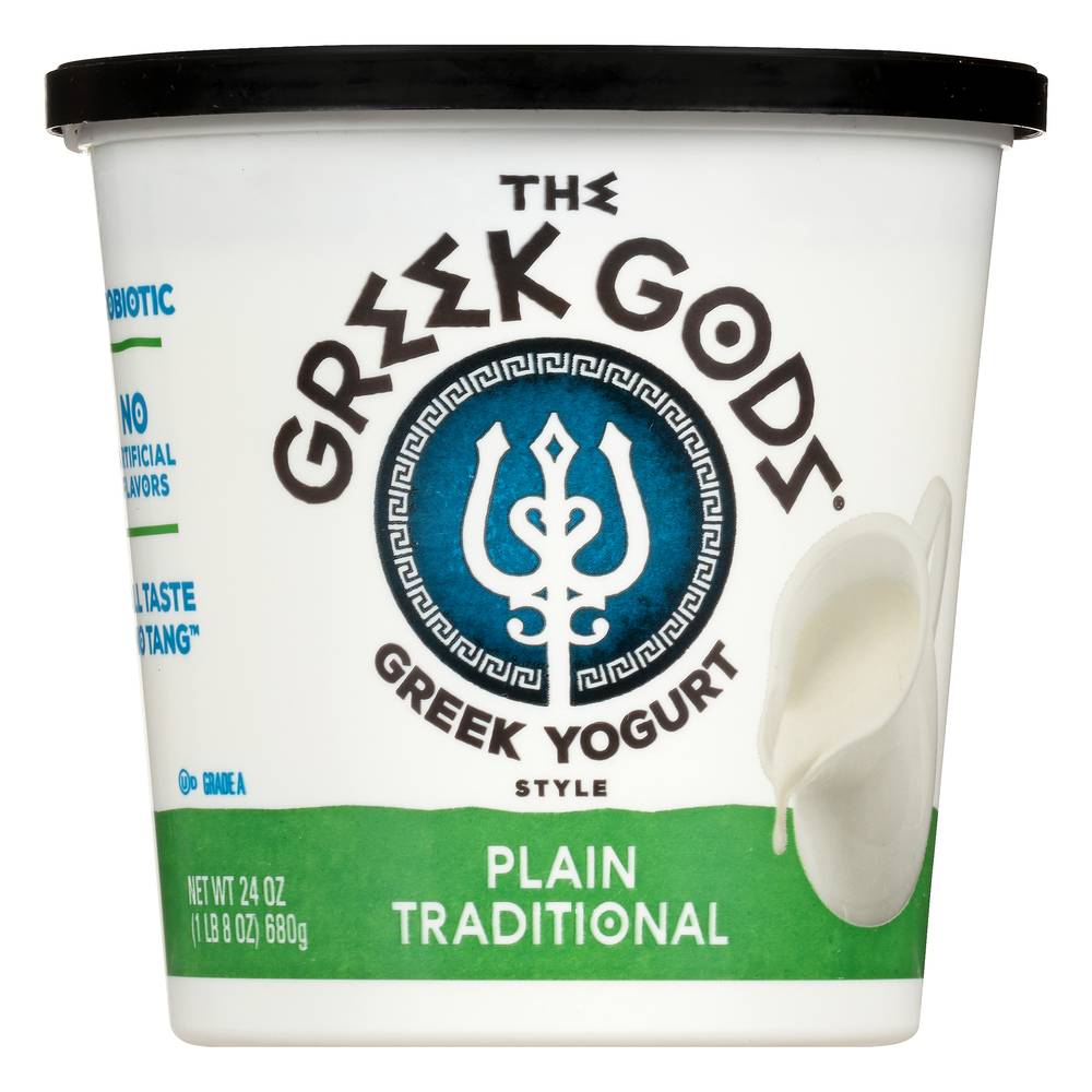 The Greek Gods Plain Traditional Greek Style Yogurt (24 oz)