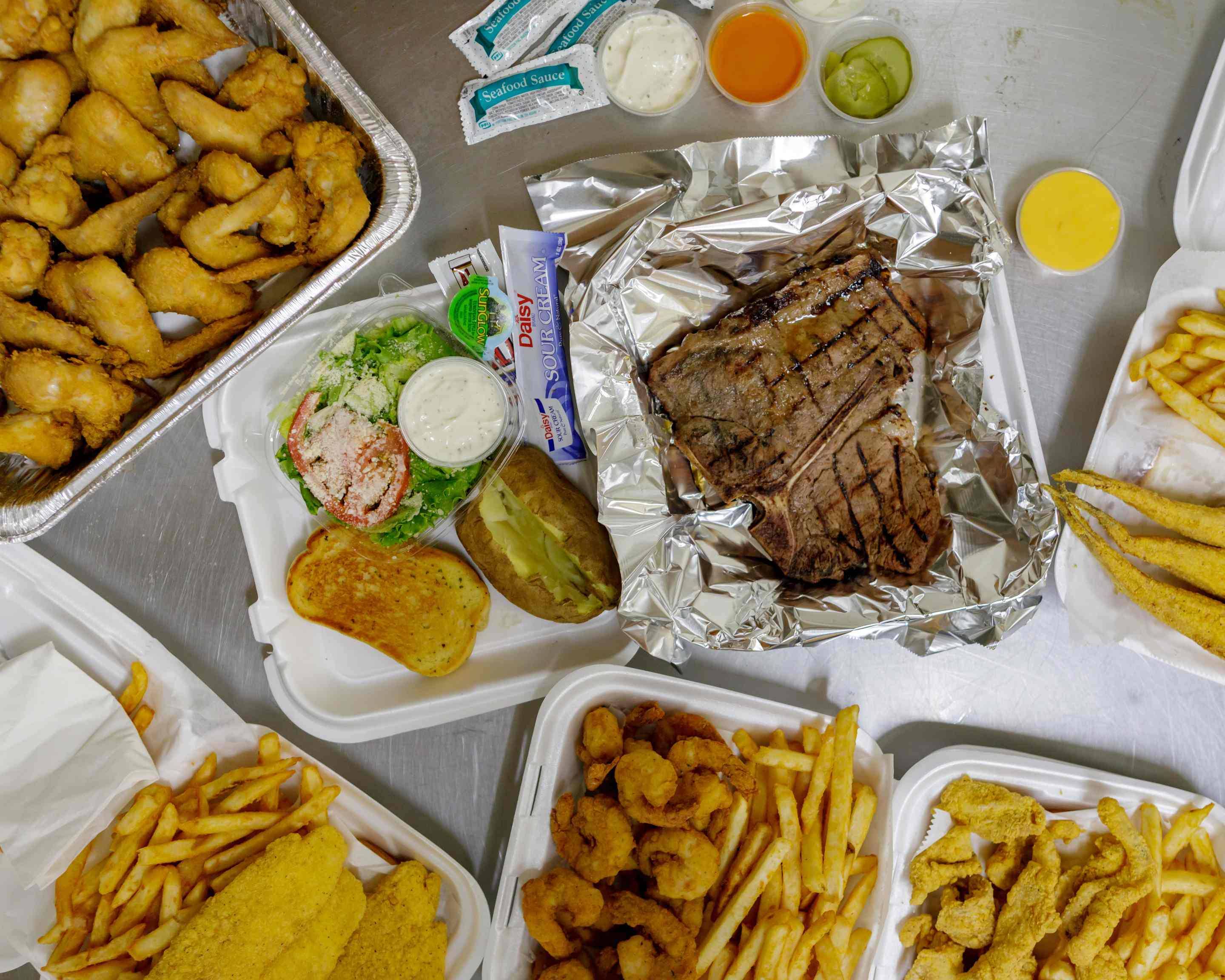 Stl fish and chicken discount