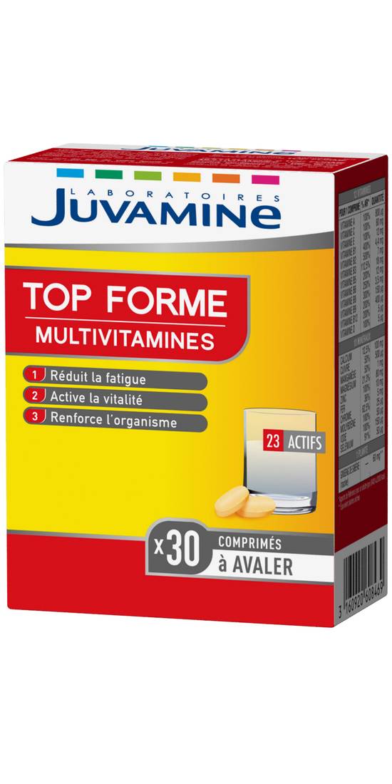 Juvamine - Top forme multivitamines comprimés à avaler