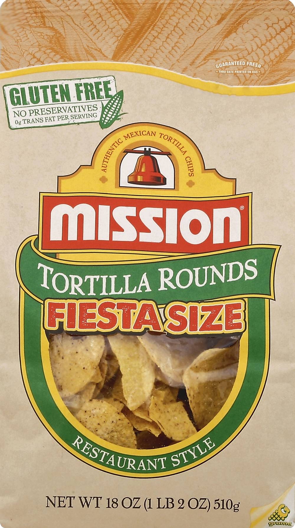 Mission Tortilla Rounds Chips (18 oz)