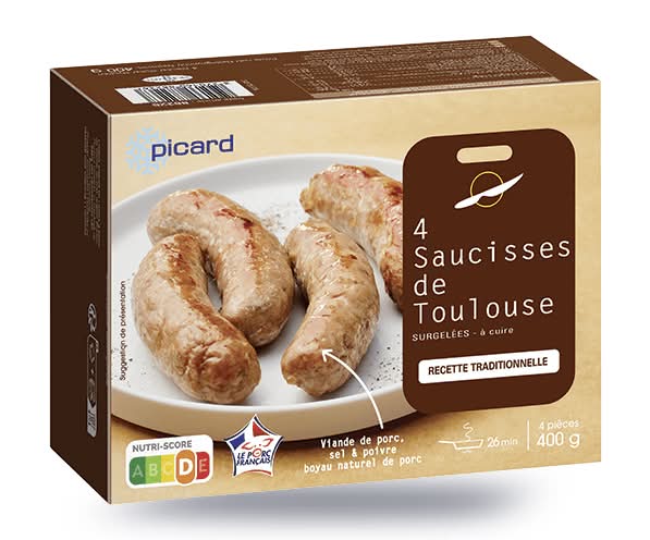 4 saucisses de Toulouse