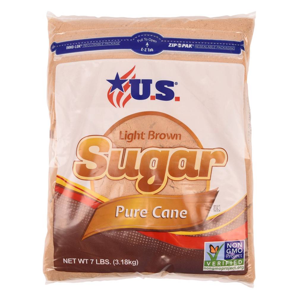 U.S. Sugar Light Brown Sugar (7 lbs)