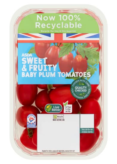 ASDA Sweet & Fruity Baby Plum Tomatoes (300g)