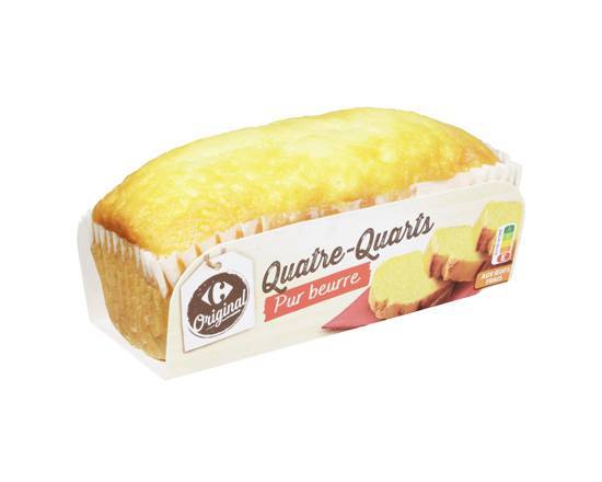 Quatre-quart pur beurre CARREFOUR - Le gâteau de 250g