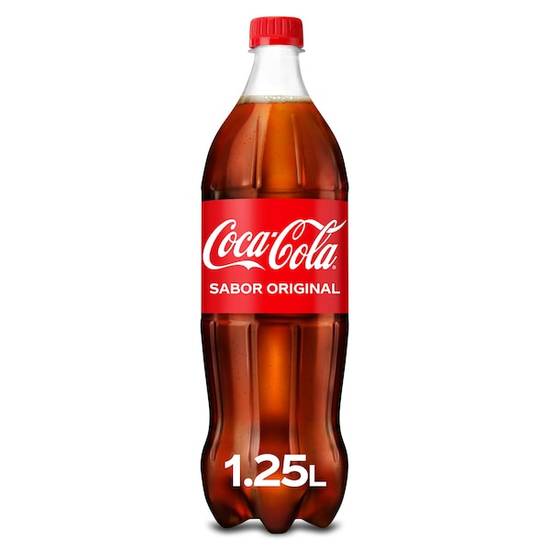 Refresco de cola clásica Coca-Cola botella 1.25 l