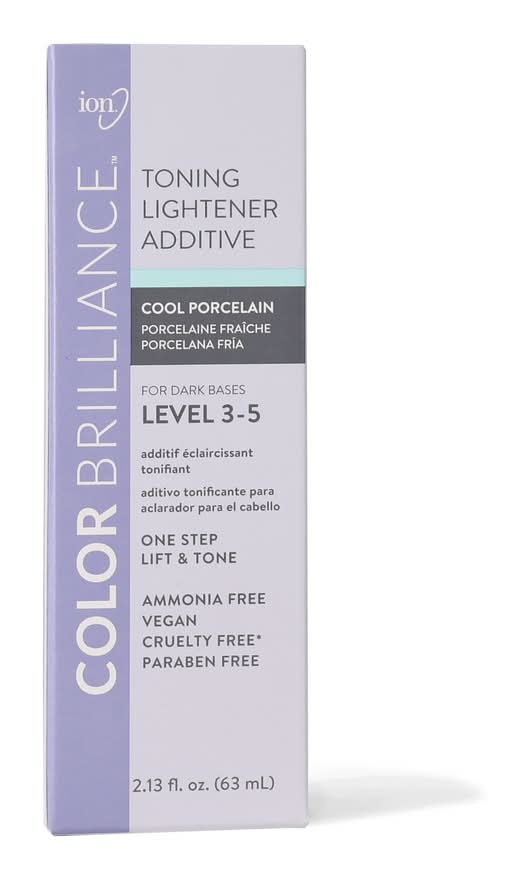 iON Color Brilliance Toning Lightener Additive Cool Porcelain, Cool Porcelain (2.13 fl oz)