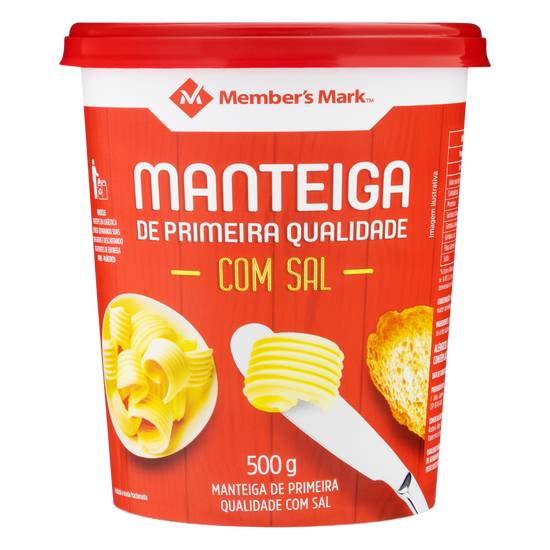 Member's mark manteiga com sal (500g)