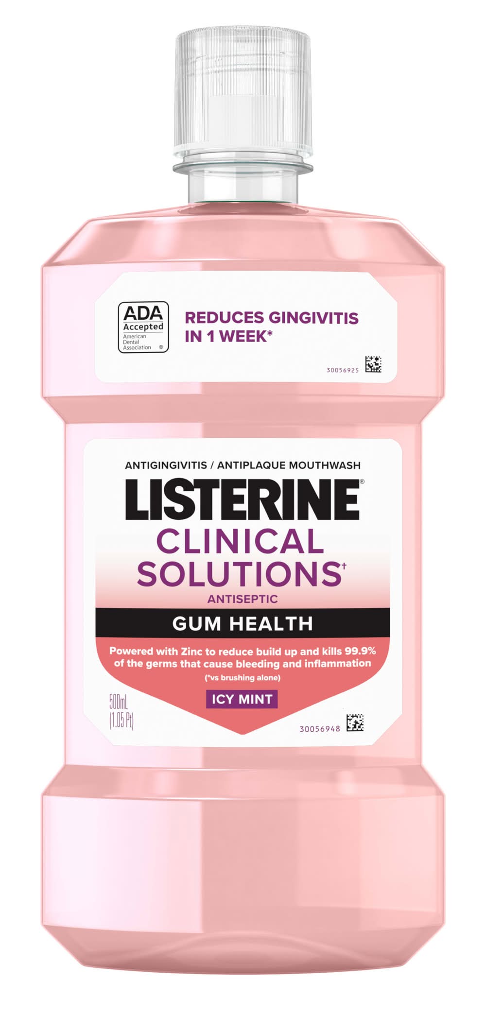 Listerine Clinical Solutions Gum Health Antiseptic Icy Mint Mouthwash (1.05 pint)