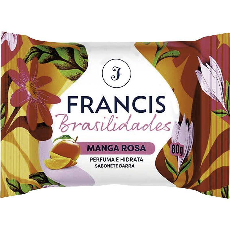 Francis sabonete em barrra manga rosa brasilidades (80 g)
