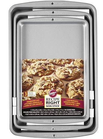 Wilton Recipe Right Non-Stick Cookie Pan Set (pack of 3)