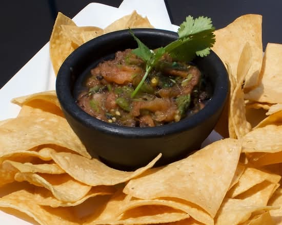 Chips & Black Salsa