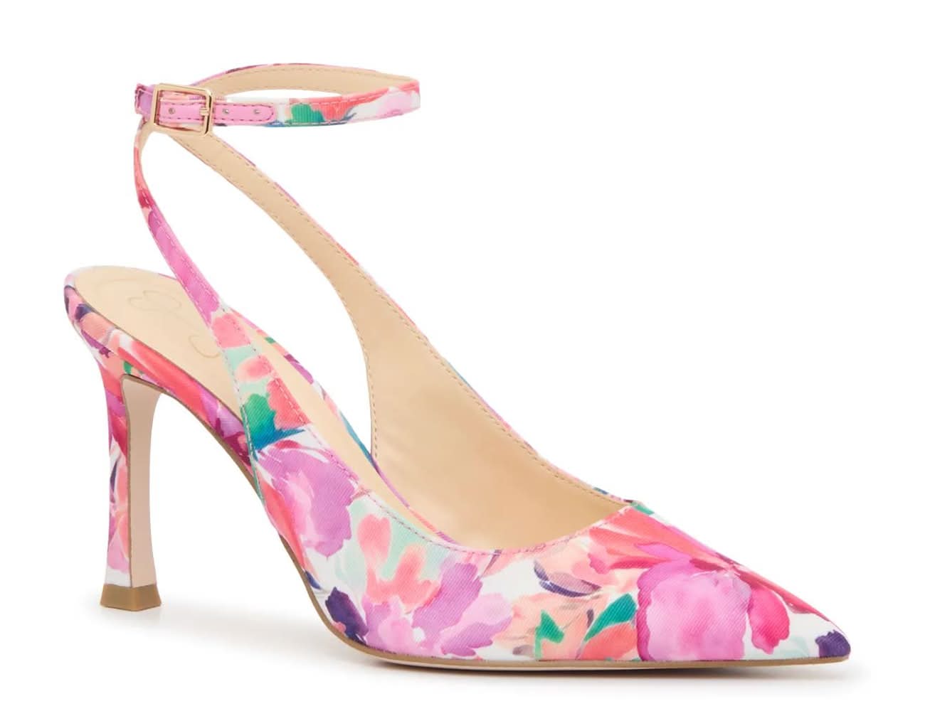 Jessica Simpson Lafier Pump (Pastel Multicolor Floral Print Medium - 7)