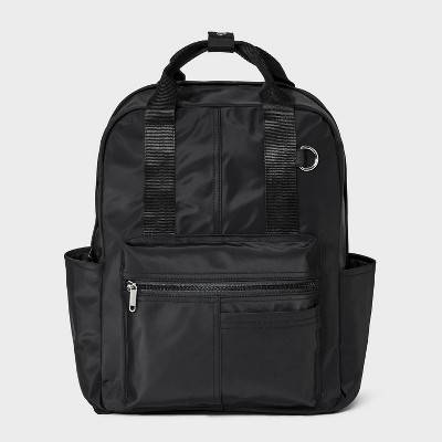 Wild Fable Square Backpack, Black