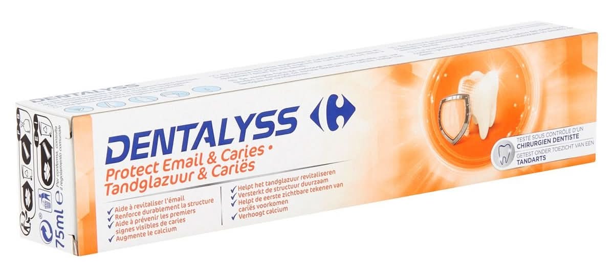 Carrefour Dentalyss Protect Email & Caries Dentifrice 75 ml
