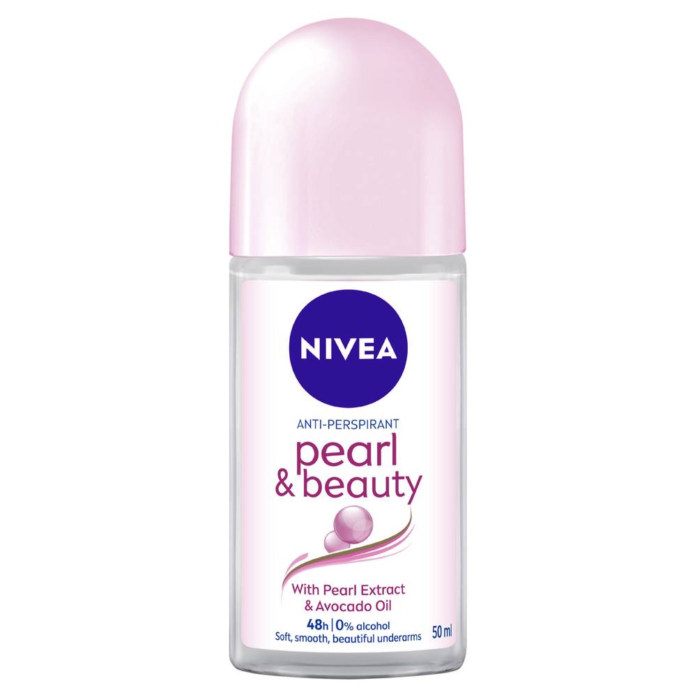 Nivea Pearl & Beauty Roll on Antiperspirant Deodorant