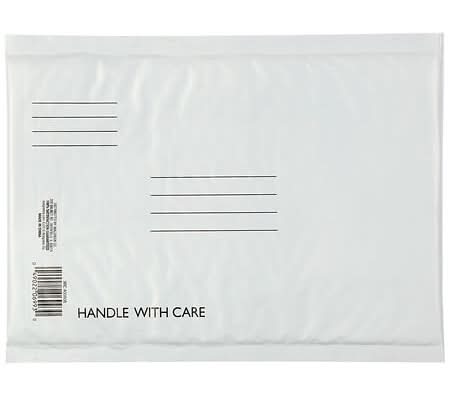 Wexford Poly Bubble Mailer Padded Envelope, White