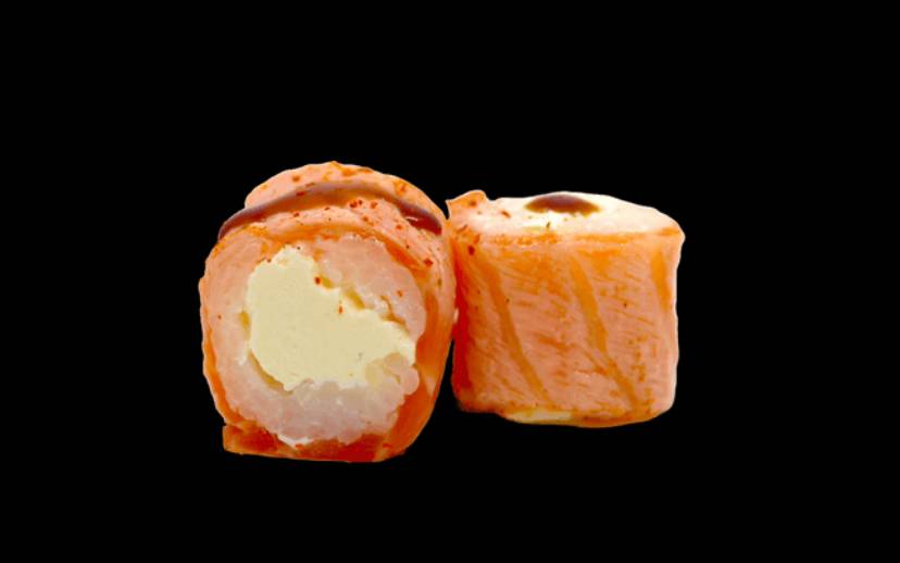 Saumon roll Tataki cheese(braisé)