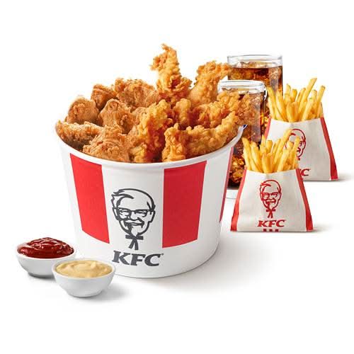 Crispy & Nugget Bucket Menu pour 2