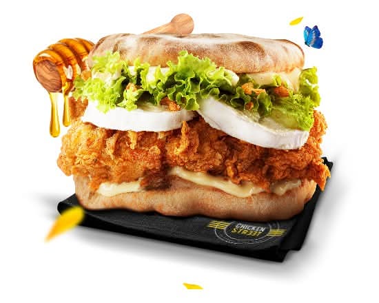 Burger Naan Chèvre Miel